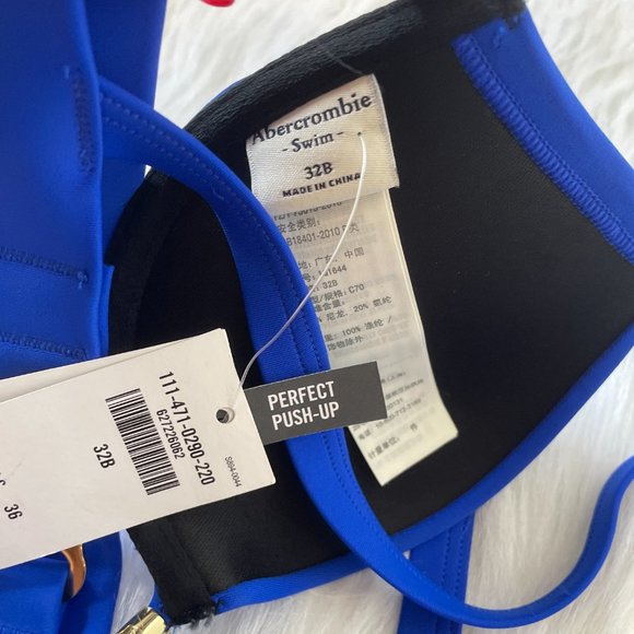 Abercrombie & Fitch Push-Up Bikini Top 32B - Picture 7 of 7